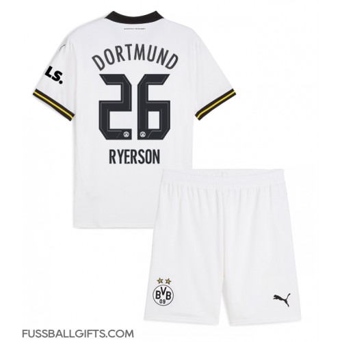 Borussia Dortmund Julian Ryerson #26 Fußballbekleidung 3rd trikot Kinder 2024-25 Kurzarm (+ kurze hosen)